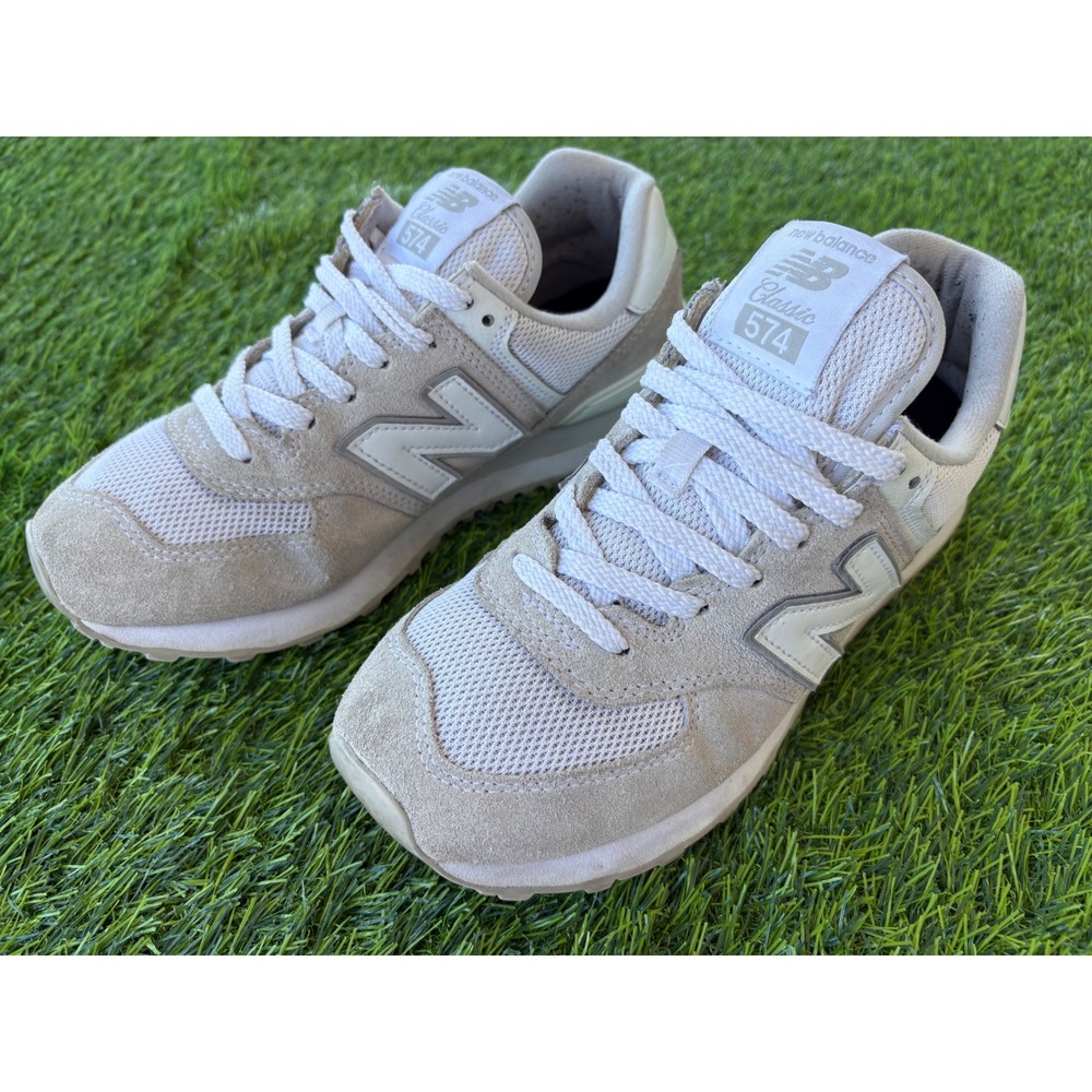 New Balance 574 Classic Nimbus Cloud Grey White ML574ES2 Men 6.5 Womens 8